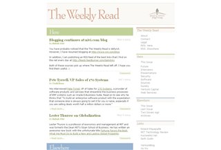 Weekly Read Web blogi:Weblogs