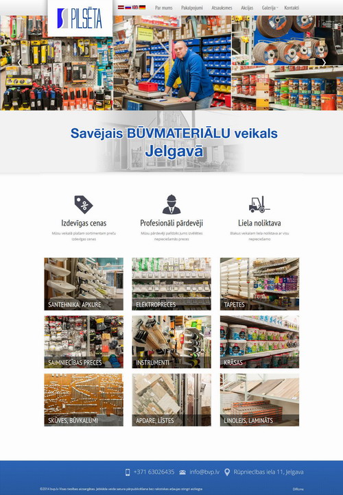Būvveikals Jelgavā | bvp.lv