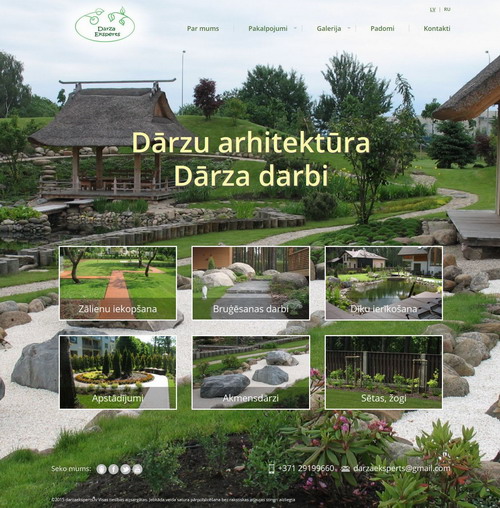 Dārzu arhitektūra un darbi | darzaeksperts.lv