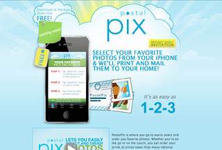 Postal Pix Mobilo aplikācijas:Mobile/Tablets