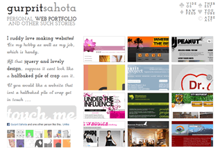 gurpritsahota.com Dizaineru portfolio:Freelance / Portfolios