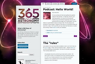 365 days astronomy Audio blogi:Audioblogs