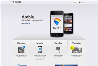 Amble app Mobilo aplikācijas:Mobile/Tablets