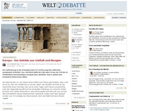 Welt Debatte Laikraksti:Newspapers