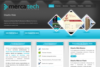 Diseño Web – Merca-tech Korporatīvais stils:Companies