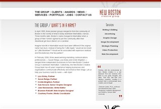 New Boston Creative Korporatīvais stils:Companies