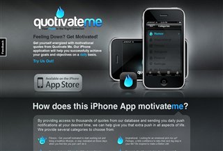 Quotivate me Mobilo aplikācijas:Mobile/Tablets