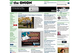 The Onion Laikraksti:Newspapers