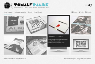 Tomasz Panek portfolio Dizaineru portfolio:Freelance / Portfolios