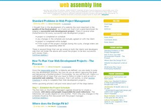 Webassembly line Web blogi:Weblogs